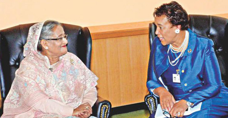 শেখ হাসিনার প্রশংসায় কমনওয়েলথ মহাসচিব