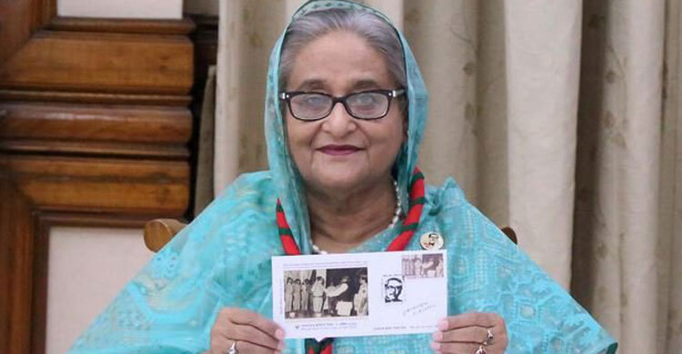 PM releases postage stamp on 50yr of Bangladesh Scouts