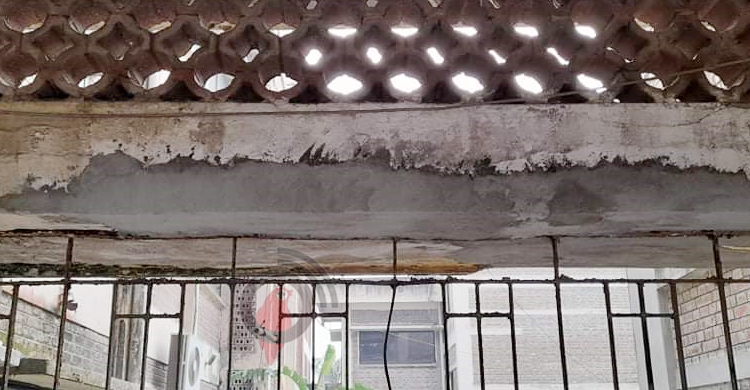 ফরিদপুর মেডিকেল কলেজ হাসপাতালে ফাটল ঢাকতে পলেস্তারা!