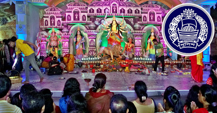 পূজামণ্ডপে পুলিশের বাড়তি সতর্কতা, থাকছে আলোর ব্যবস্থাও