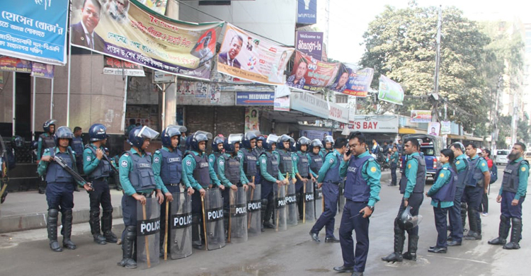 ‘যানজটের অজুহাতে’ বিএনপির মানবাধিকার দিবসের র্যালিতে বাধা