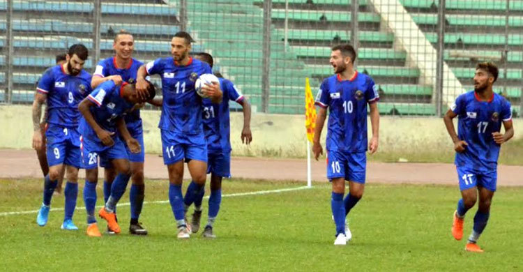চ্যাম্পিয়ন বসুন্ধরাকে রুখে দিয়েছে নবাগত পুলিশ