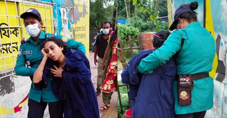 মোহাম্মদপুরে বাসে অজ্ঞান যাত্রী, উদ্ধার করলেন নারী সার্জেন্ট
