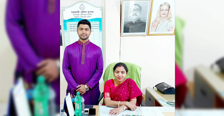 এএসপি স্ত্রী-এসআই স্বামীর ছবি ভাইরাল, প্রশংসায় পঞ্চমুখ নেটিজেনরা