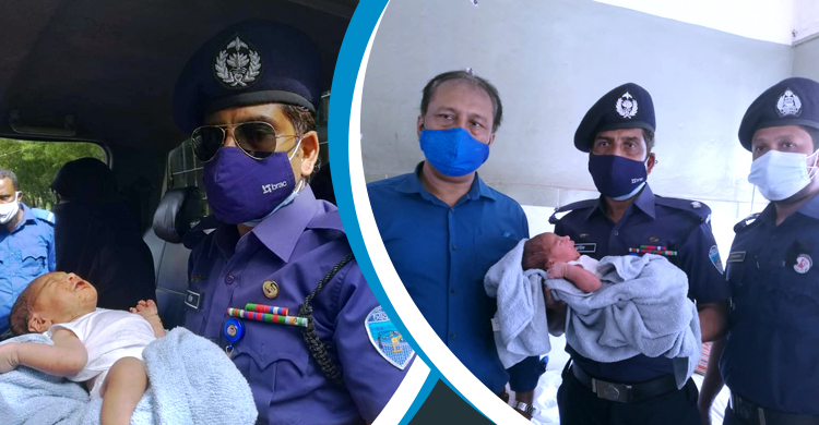 সবজিক্ষেতে মিললো নবজাতক, দায়িত্ব নিলো পুলিশ