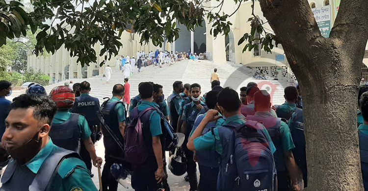 বায়তুল মোকাররম এলাকায় নিরাপত্তা জোরদার