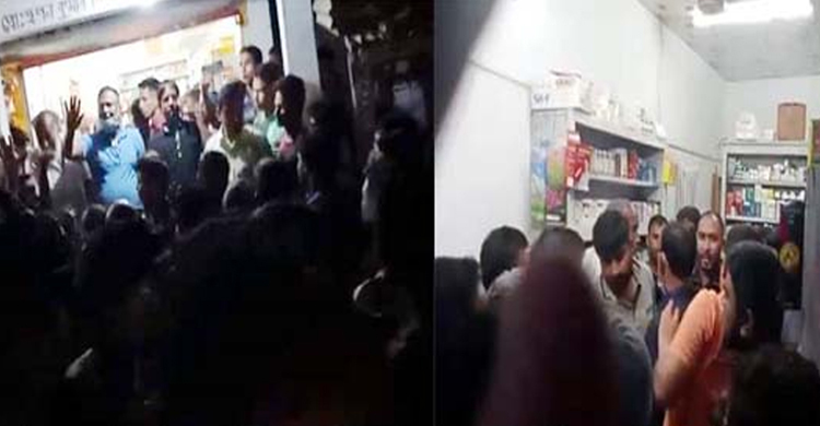 তল্লাশির নামে হয়রানি, জনতার হাতে অবরুদ্ধ তিন পুলিশ