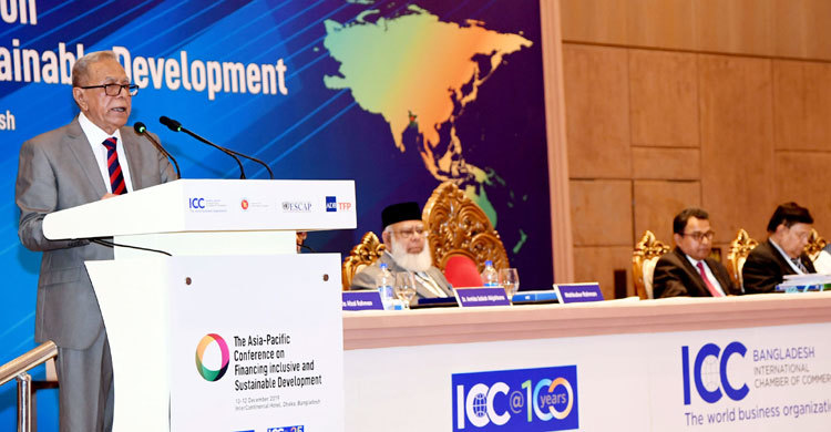 আর্থিক সীমাবদ্ধতাই এসডিজি অর্জনে বড় বাধা : রাষ্ট্রপতি