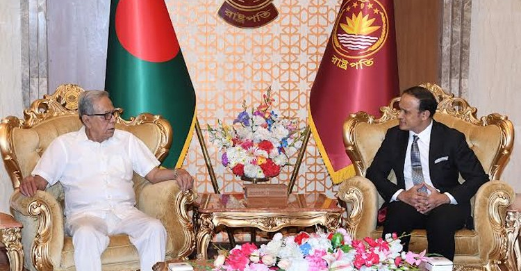 রাষ্ট্রপতির সঙ্গে সুইডেনে নবনিযুক্ত রাষ্ট্রদূতের সাক্ষাৎ