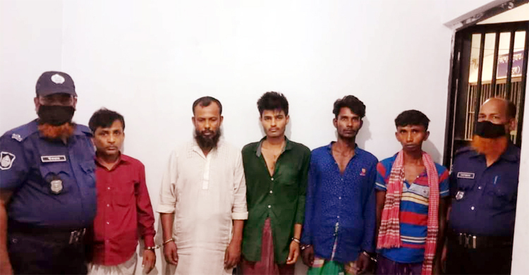ভাঙ্গায় রেল প্রজেক্টের সামগ্রী চুরির ঘটনায় ৫ জন গ্রেফতার