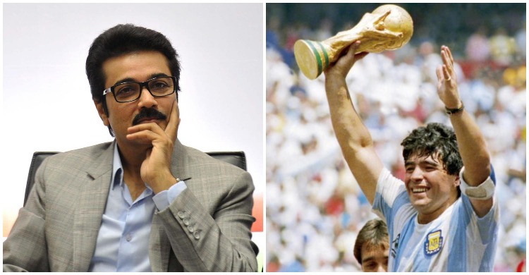 ‘ম্যারাডোনা ফুটবলের ভগবান ছিলেন’