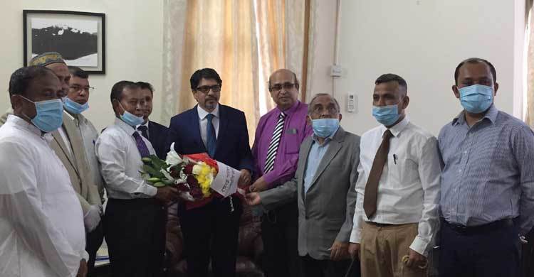 কাতারের নতুন রাষ্ট্রদূতের সঙ্গে বঙ্গবন্ধু পরিষদের সাক্ষাৎ