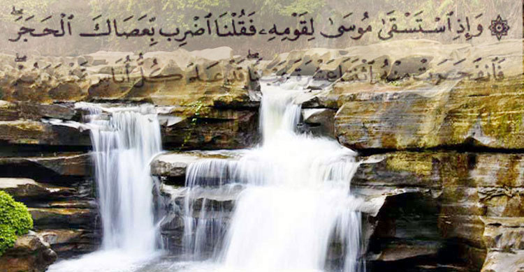 যে পানির উৎস জ্ঞানীদের জন্য নিদর্শন