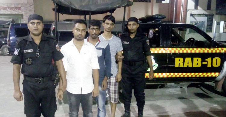র্যাবের মাদকবিরোধী অভিযানে আটক ৮