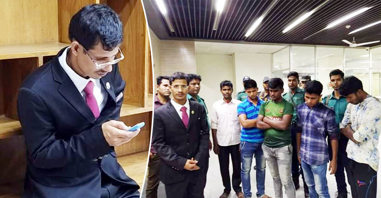 এমপি প্রার্থী হতে এসে আটক ক্যান্টিন বয়