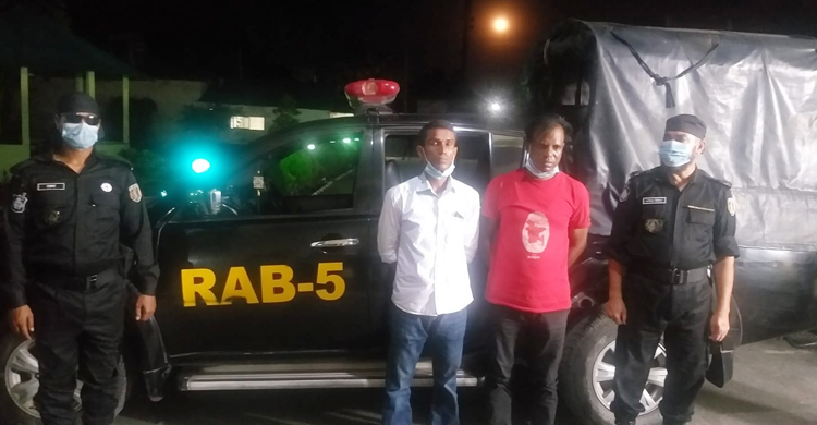 র‌্যাব-পুলিশ পরিচয়ে চাঁদা দাবি, দুই যুবক গ্রেফতার