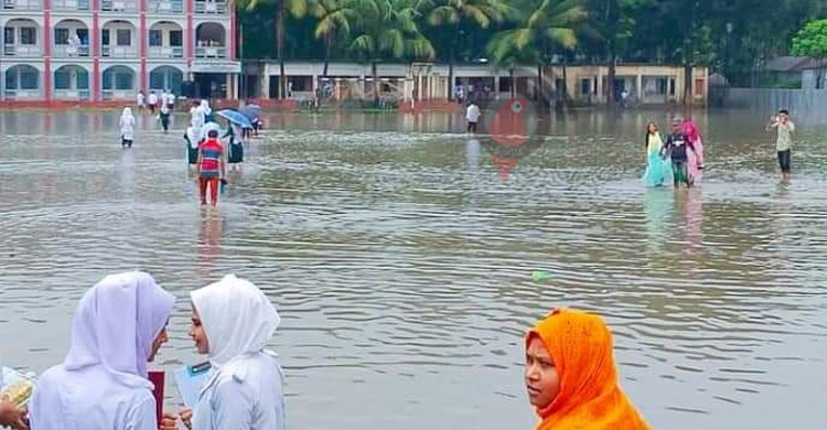 কুড়িগ্রামে একদিনে ১২০ মিলিমিটার বৃষ্টি