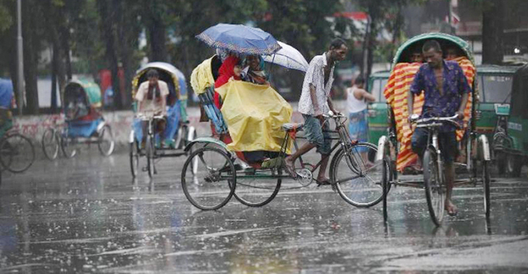 কোথাও হালকা কোথাও ভারি বৃষ্টি হতে পারে