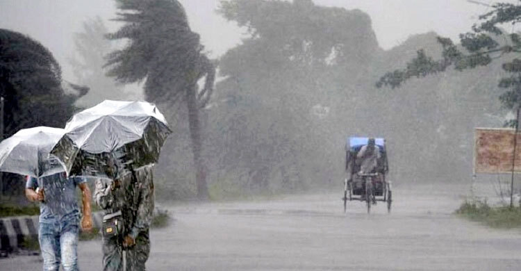 Rain or thundershowers with temporary gusty wind likely over country