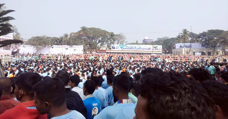 চার ধর্মগ্রন্থ পাঠে রাজশাহীতে আওয়ামী লীগের জনসভা শুরু