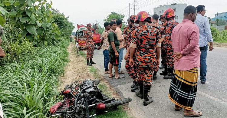 রাজবাড়ীতে বাসচাপায় সেনা সদস্য নিহত