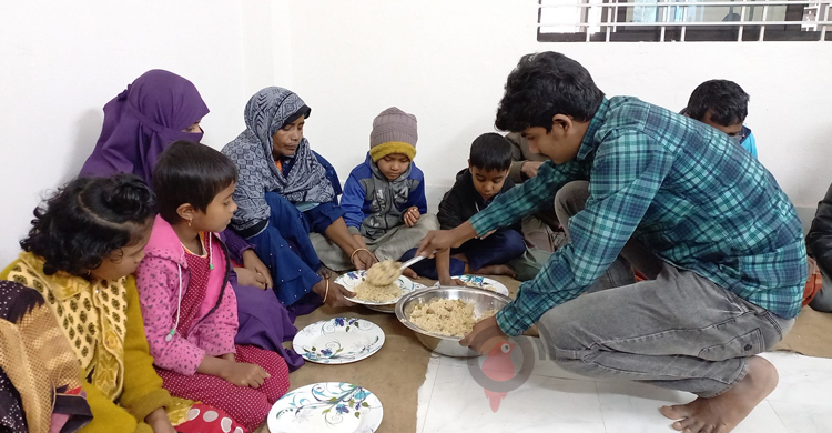 মেহমানখানার মেহমান ছিলেন ২০০ দুস্থ ও প্রতিবন্ধী