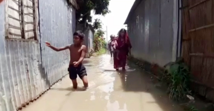 রাজবাড়ীতে পানিবন্দি অন্তত ১০ হাজার পরিবার, কমছে না দুর্ভোগ