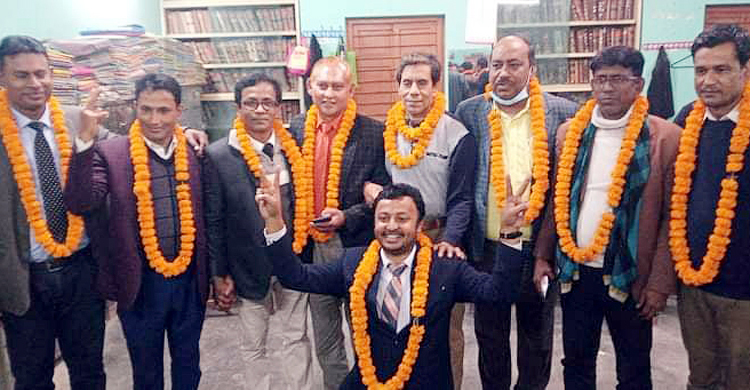 রাজবাড়ী বারের সভাপতি মিঠু সম্পাদক বিজন