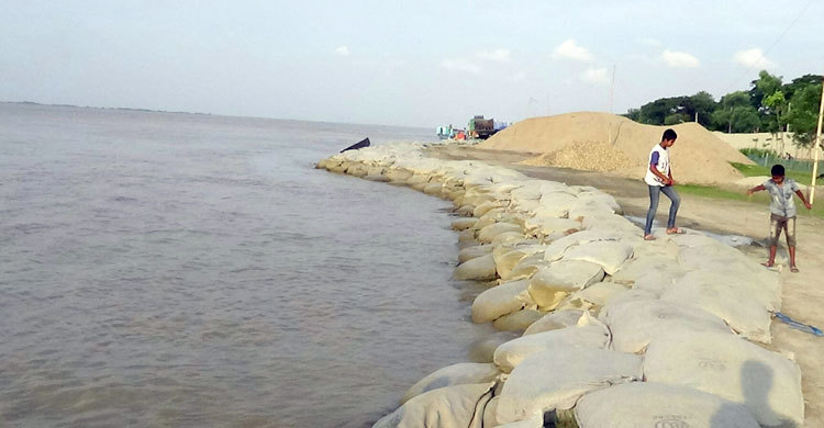 বাড়ছে পদ্মার পানি