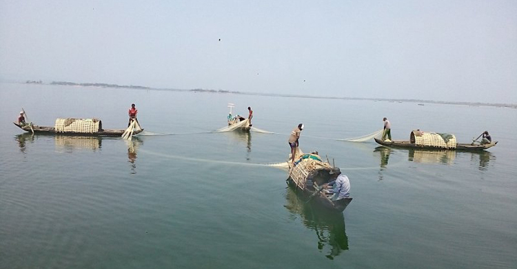 কাপ্তাই হ্রদে নেই পর্যাপ্ত পানি, মাছ ধরায় বাড়ল নিষেধাজ্ঞার মেয়াদ