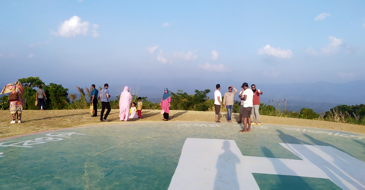 পর্যটকদের জন্য উন্মুক্ত হলো সাজেক হেলিপ্যাড