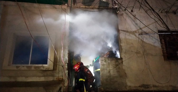 রাতের আধারে আগুনে পু্ড়লো খাদ্যগুদাম