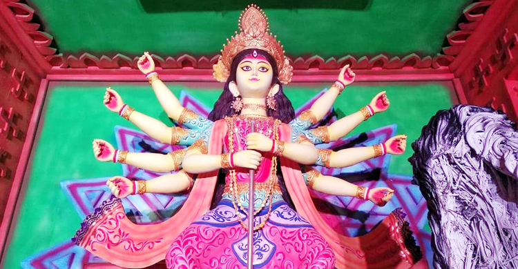 রাঙ্গামাটিতে দেবী বরণে প্রস্তুত ৪১ মণ্ডপ