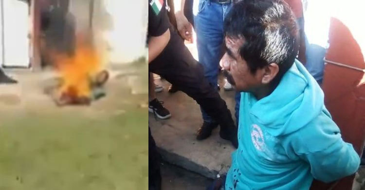 শিশুকে ধর্ষণের পর হত্যা : অভিযুক্তকে পুড়িয়ে মারল ক্ষুব্ধ জনতা