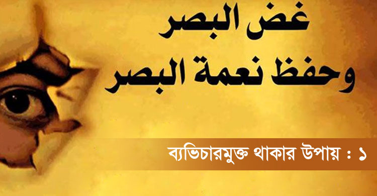 দৃষ্টির নিয়ন্ত্রণ কি ব্যভিচারমুক্ত থাকার উপায়?