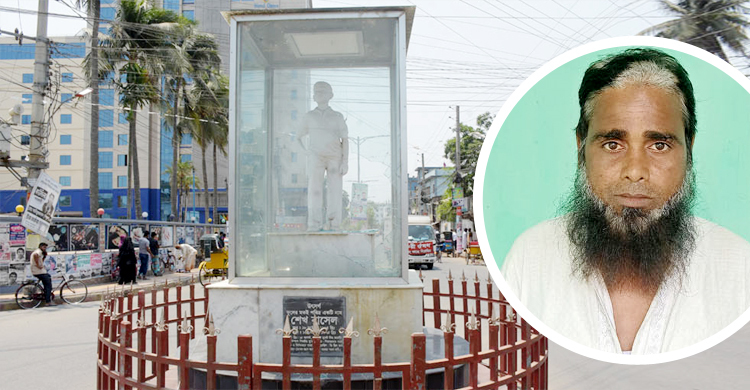 যশোরে শেখ রাসেল ভাস্কর্যে ইট নিক্ষেপ, গ্রেফতার ১