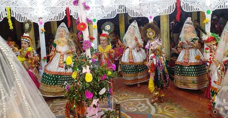 নতুন আমেজে পালিত হলো মহা রাসলীলা