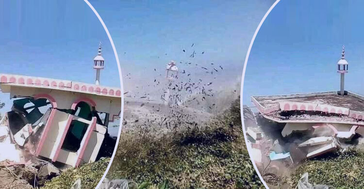 শত চেষ্টা করেও মসজিদটি রক্ষা করা গেল না
