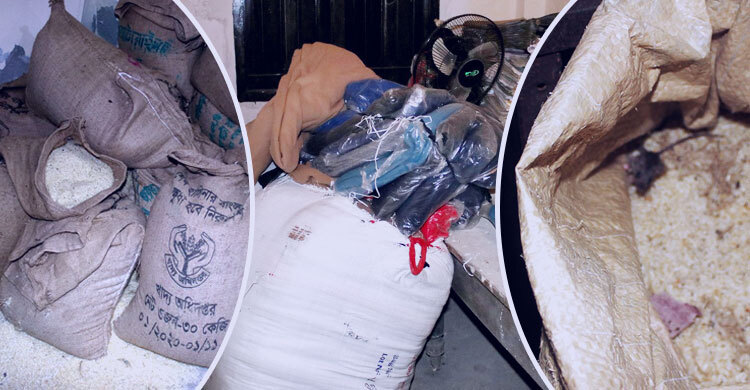 শীতের কম্বল গােডাউনে, গরিবের চাল খাচ্ছে পােকা-ইঁদুর