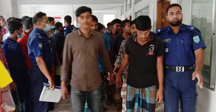 পীরগঞ্জে সহিংসতা: রিমান্ডে ৩৭ আসামি