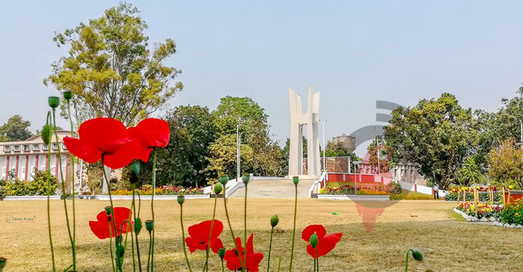 চার মূলনীতির ওপর দাঁড়িয়ে রাবির শহীদ মিনার