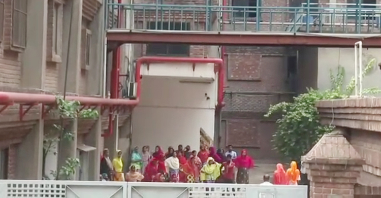 বেতন-ঈদ বোনাসের দাবিতে গাজীপুরে শ্রমিকদের বিক্ষোভ