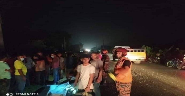 রাজবাড়ীতে সড়ক দুর্ঘটনায় একই পরিবারের তিনজন নিহত