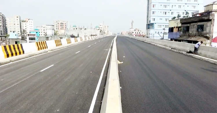 যানজট এড়াতে খুলে দেওয়া হলো নাওজোড়-সফিপুর ফ্লাইওভার