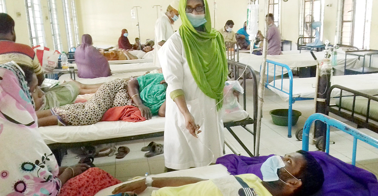 ভূঞাপুর হাসপাতালে বাড়ছে ডায়রিয়া-নিউমোনিয়া রোগীর চাপ