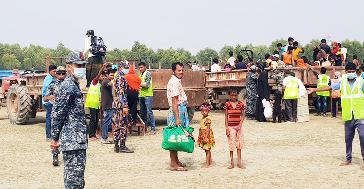 ভাসানচর পৌঁছেছে ২২৫৭ রোহিঙ্গা
