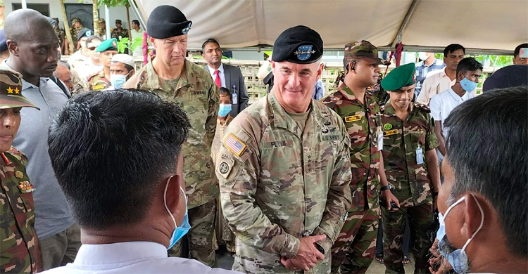 ইন্দো-প্যাসিফিক অঞ্চলের সেনাপ্রধানদের রোহিঙ্গা ক্যাম্প পরিদর্শন