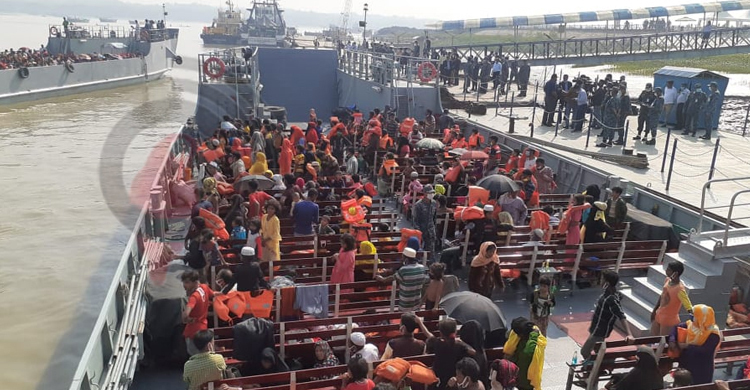 স্বেচ্ছায় আরও সহস্রাধিক রোহিঙ্গা ভাসানচর যাচ্ছেন কাল