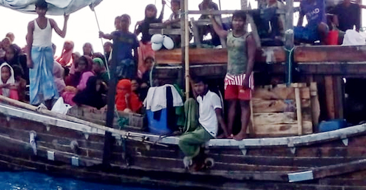 Indonesia says it will push back Rohingya refugees adrift