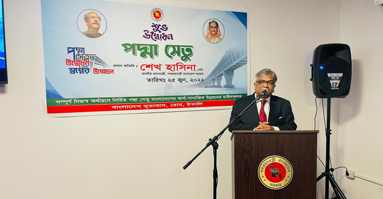 ‘পদ্মা সেতু বিশ্ব দরবারে মাথা উঁচু করে দাঁড়ানোর সুযোগ দিয়েছে’